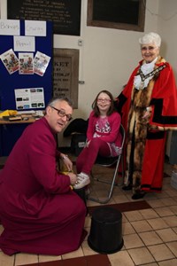 Shining Shoes on Maundy Thursday