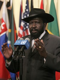 South Sudanese President Salva Kiir