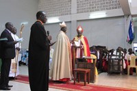 The Registrar reads the mandate for the consecration