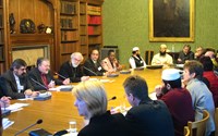 The work begins for the Christian Muslim forum at their first meeting at Lambeth Palace on 24th January