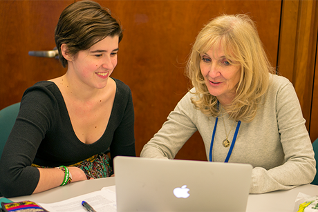 Beth -Adamson -right -with -Caroline -Christie -TEC-UNCSW-delegation -member _460x 307