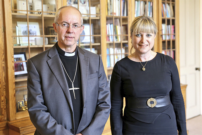 Lam Pal _ABC-Justin -Welby -President -Board -of -Deputies -British -Jews -Marie -van -der -Zyl -Oct 2018_700x 467