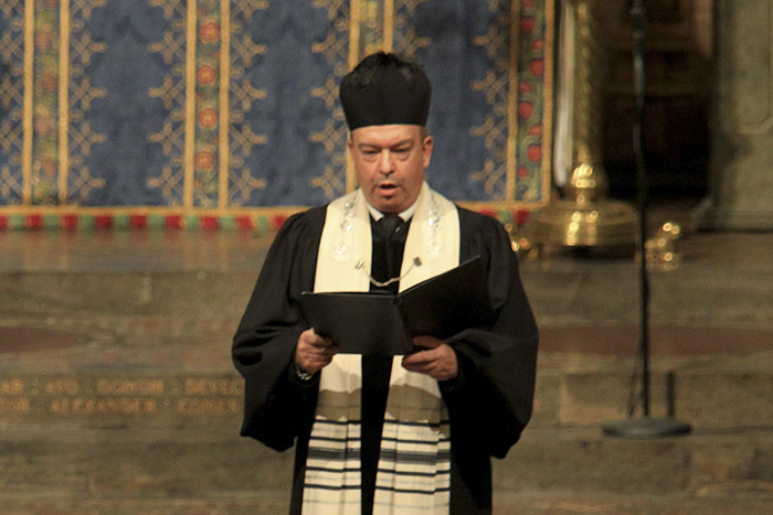 Andrew -Dunsmore -Picture -Partnership -WAbbey _Kristallnacht -Westminster -Abbey -80-anniversary -Cantor -Paul -Heller -Belsize -Square -Synagogue