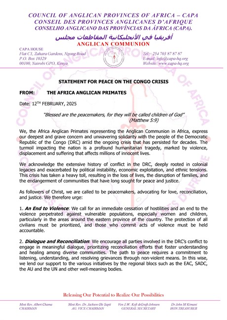 Statement On The Congo Crisis _Page _1